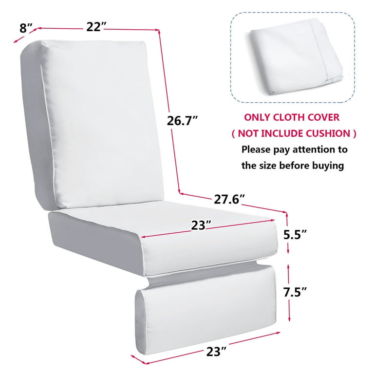 Outdoor recliner cushion replacement hotsell