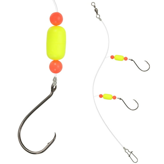 Uxcell Fishing Float, 39 Inch Popping Floats Slip Bobbers Popping Corks Float Weighted Bobbers Fishing Tackle (4 Pack, Yellow)