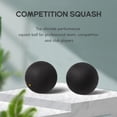 thumbnail image 4 of Squash Ball Two-Yellow Dots Low Speed Sports Rubber Balls Professional Player Competition Squash(2 Pcs ), 4 of 8