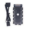 thumbnail image 4 of 5V 3pin RGB LED Hub SATA Power Cable Splitter for Desktop Lighting Management Compatible for Various Motherboards, 4 of 11