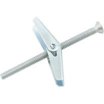 Hollow Wall Anchors, 10-Pack (5 Bolts, 5 Anchors), White by Stone Harbor Hardware