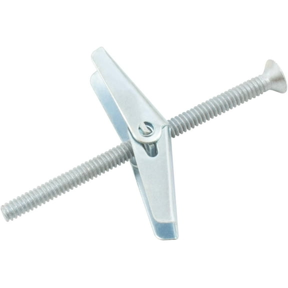 Hollow Wall Anchors, 10-Pack (5 Bolts, 5 Anchors), White by Stone Harbor Hardware