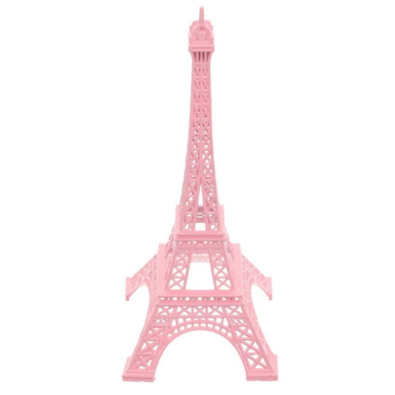 Table Eiffel Tower Decor Statue Figurine Office Metal Ornaments