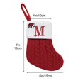 thumbnail image 4 of Knitted Hosiery Wool Hosiery Embroidered Letter Children's Candy Gift Bag Christmas Stocking Gift Bag, 4 of 7
