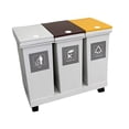 thumbnail image 1 of jifeng Kitchen Trash Can 30L Wet and Dry Separation with Press Open Lid Wastebasket Style A, 1 of 6
