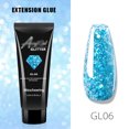thumbnail image 3 of Kit profesional de extensión de uñas con brillo, incluye 3 colores (GL01+05+06), pincel, lima, pinza y 100 formas duales. ¡Ideal para uso en casa o salón!, 3 of 7