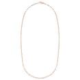 thumbnail image 2 of SZUL Women's 14K Pink Gold 1.5MM Dainty Paperclip Necklace With Lobster Clasp - 18 Inch, 2 of 5