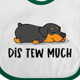 thumbnail image 4 of Inktastic Napping Dis Tew Much Rottweiler Boys or Girls Baby Bib, 4 of 4