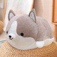thumbnail image 1 of Lindo perro Corgi de peluche de felpa que acompaña el juguete para dormir, regalos decorativos para el hogar para adultos, adolescentes, niños, niñas , gris Hugo Muñeco de peluche de nutria, 1 of 10