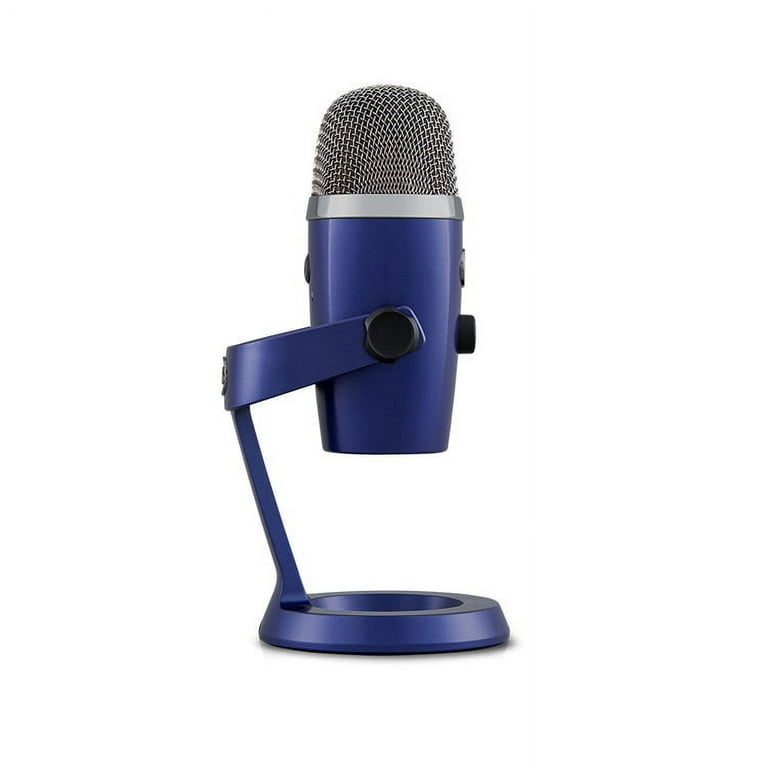 Blue Yeti Nano Premium USB Mic for Recording and Streaming - Vivid Blue  (Renewed)