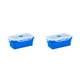 thumbnail image 4 of Fiambrera de silicona Matsuzay Lata preferida azul profundo 540ml 2Conjunto, 4 of 6