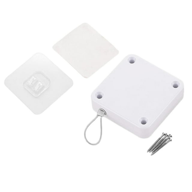 GUOOL Automatic Door Closer Automatically Close with Steel Drawstring Multifunctional White 1000G Pull