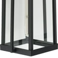 thumbnail image 6 of Walcott One-Light Textured Black Modern Farmhouse Outdoor Medium Wall Lantern, 6 of 12