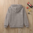 thumbnail image 6 of Caqnni Boys Little Girls Zip up Hoodies Long Sleeve Casual Oversized Jackets with Pocket Loose Cute Tops (A07-Coffee,4-5 Years), 6 of 6