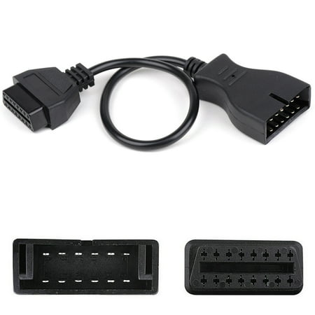 GM 12 Pin To OBD1 OBD2 OBD-II 16 Pin Adapter Connector Car Motor Diagnostic Tool Diagnostics Adapter Cable Connector for GM