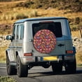 thumbnail image 5 of Susaid Skull blue daisy flower Print Tire Covers,Waterproof Anti-UV Snow Sun Rain Tire Covers for RV,Truck, SUV, Trailer, Camper-17 inch, 5 of 6
