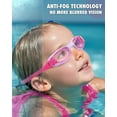 thumbnail image 3 of Aegend Kids Swim Goggles, Pack of 2 Swimming Goggles for Children Boys & Girls Age 3-14, 3 of 10