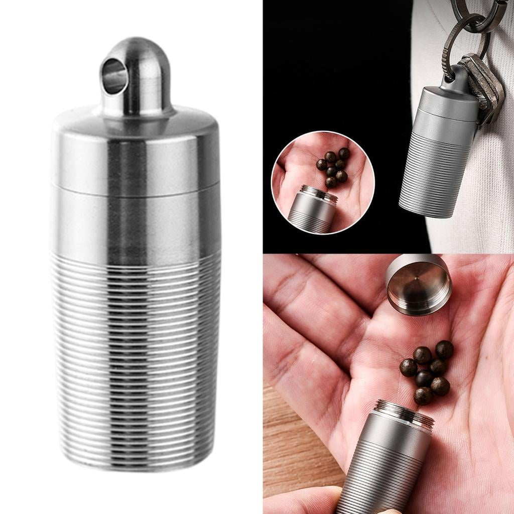 Yihuala Portables Waterproofed Storage Daily Keychains Pills Organizers for Medications and Small Items