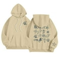 thumbnail image 3 of Wovix Women's Hoodie Rose Letter Print Hooded Pullover with Pocket Sweatshirt Long Sleeve for Daily, 3 of 7