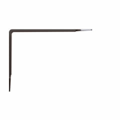 

8PC Knape & Vogt Knape & Vogt - RP-201HR-68BK - Heartland Black Steel Decorative Bracket 8 in. L