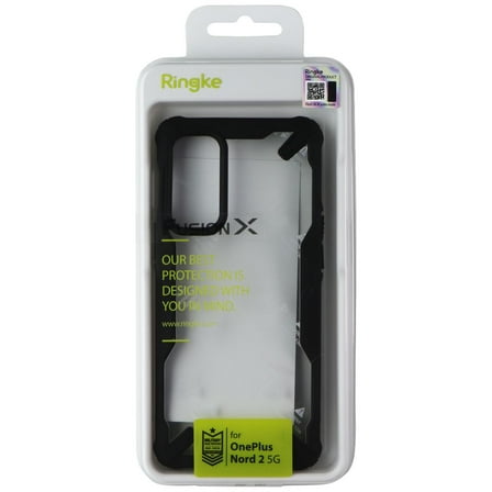 Ringke Fusion X Case for OnePlus Nord 2 5G - Clear / Black