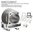 thumbnail image 1 of Engine Cylinder Rebuild Kit W/Piston Ring Pin Gasket Moped Scooter Fit for GY6 80CC, 1 of 2