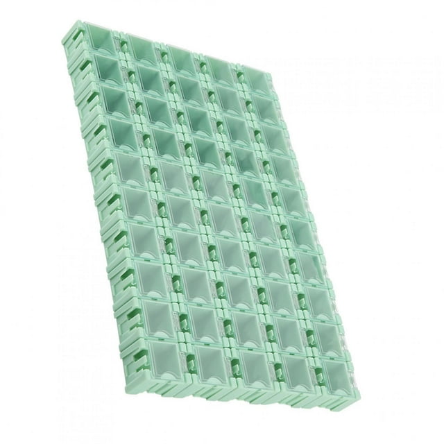 Boîte SMD 50 Pcs Boîte de Rangement Verte Boîte de Rangement SMT, Boîte SMT, Conteneur de Rangement SMT, Boîte de Rangement SMD pour Kit Informatique pour Ensemble Électronique pour Batterie Électronique