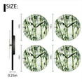 thumbnail image 2 of Battery Operated Analog Wall Clocks Non-Ticking Silent Modern Clock Decorative for Home,Office-Large Bamboo Forest With ​Leaves(16inch), 2 of 4