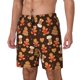 thumbnail image 1 of Fotbe Christmas Gingerbread Cookies Traje de Baño para Hombre – Shorts de Natación de Secado Rápido con Forro y Bolsillos-Large, 1 of 6