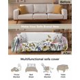 thumbnail image 3 of Aesthetic Flower Sofa Couch Covers for 3 Cushion Couch,Washable L Shape Sectional Sofa Covers for Loverseat/Pet,Floral Leaves Plant Botanical Watercolor Slipcover Throw Blanket Futon Cover 71x134, 3 of 8