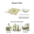 thumbnail image 6 of FULI Japanese Tatami Mattress, Igusa Mat (100% Japanese Rush Grass) Folds in Three, Made in Japan (Natural, Queen), 6 of 7