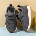 thumbnail image 5 of CAUYDY Toddler Boys Girls Non Slip Breathable Mesh Sneakers Lightweight Hook and Loop Athletic Running Shoes Comfortable Sport Shoes for Kids(L101-Grey,5), 5 of 6