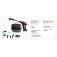thumbnail image 7 of Cordless Pressure Washer 1200PSI Brushless Motor Dual Battery 6-in-1 Nozzle&Hose 4-Speed Handheld for Home Garden Patio, 7 of 7