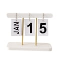 thumbnail image 2 of Calendario De Escritorio Con Tapa De Pie, Calendario De Escritorio Perpetuo Elegante Y Duradero, Reutilizable Para Oficina Y Hogar, 2 of 7