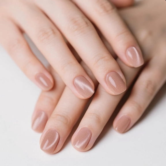 24 Pcs Matte Press On Nails Medium Long Stiletto Almond Artificial Nail Tips Pure Color Manicure for Women