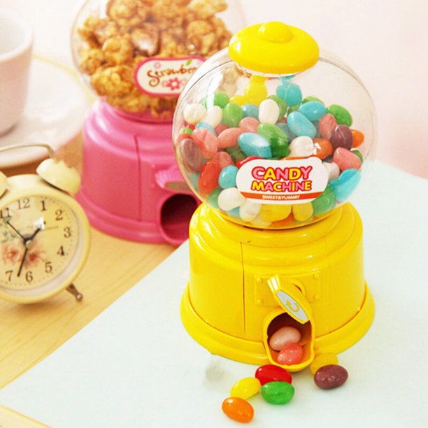 Sweets Candy Machine Piggy Bank Creative Twist Mini Deposit Boxes Children's Money Saving Bank Kids Gifts Cashbox heqiyong LED