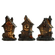 Fridja Halloween Skull House of Horrors With Light Pumpkin House of Horrors Home Decoration Halloween Decorations