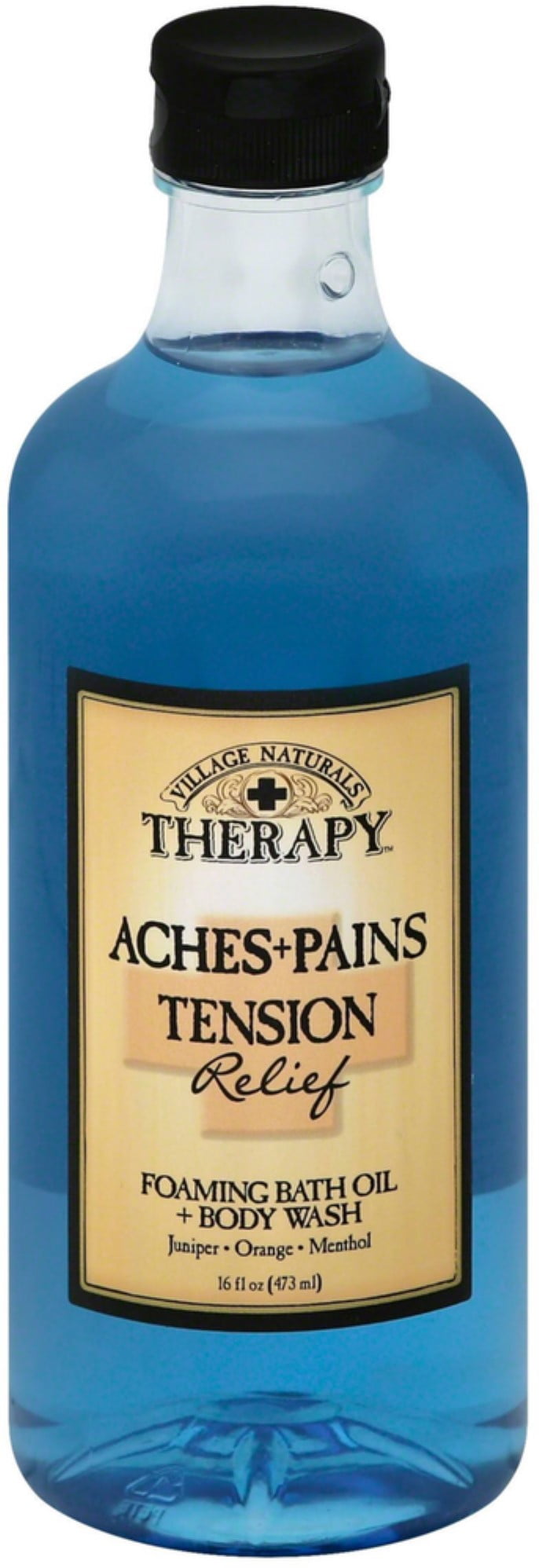 4 Pack Village Naturals Therapy Aches Pains Tension Relief Foaming 