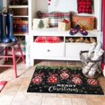 thumbnail image 6 of Christmas Door Mat Outdoor for Front Door Decorations,Holly Berries Merry Christmas Doormat, Winter Xmas Holiday Welcome Floor Mat Rug for Porch Entrance Farmhouse Decor,30" x 17", 6 of 6