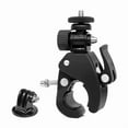 thumbnail image 2 of For Gopro Hero 12 11 10 9 8 7 6 5 4 Black Bicycle Motorcycle Handlebar 360 Degree Tripod Mount for YI 4K SJCAM Accessories, 2 of 6