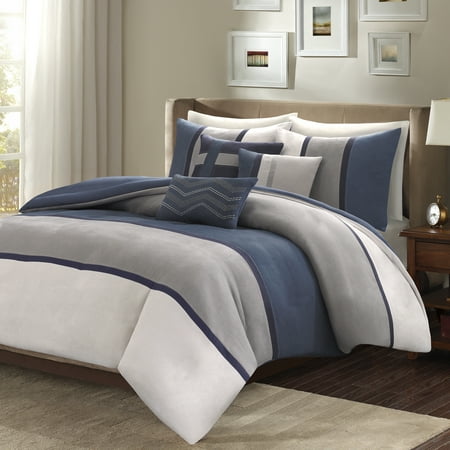 Home Essence Overland 6 Piece Faux Suede Duvet Set Walmart Com