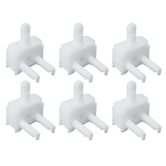 Vertical Blind Wand Control Replacement Parts White Easy Installation Control Rods for Home and Office Use 6/8/10Pieces