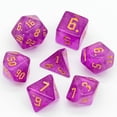 thumbnail image 5 of Cusdie 7-Die Acrylic DND Dice, Sickle Font Polyhedral Dice Set for Role Playing Game Dungeons and Dragons D&D Dice Pathfinder, 5 of 5