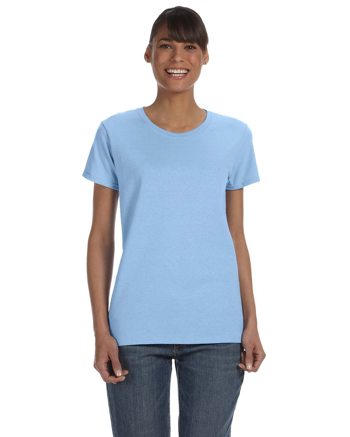 Gildan T-Shirts Light Blue Xl | Walmart 