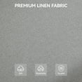 thumbnail image 5 of 43'' Linen Upholstered Entryway Bench with Solid Wood Legs for Bedroom, Living Room, Dinning Room, Hallway, Light Grey, 5 of 9