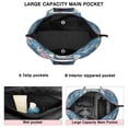 thumbnail image 3 of Pioneer Flower Floral Print Pattern Travel Tote Bags for Women Carry On,Large Weekender Bags for Women Travel,Multi Functional Duffle Bag for Work,Shopping,Sports, 3 of 5