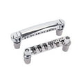 thumbnail image 2 of Baohd Electric Guitar Bridge Hardness Bridges Set Decorative Chrome Color Wear-resistant Beginner Use Replacement, 2 of 8