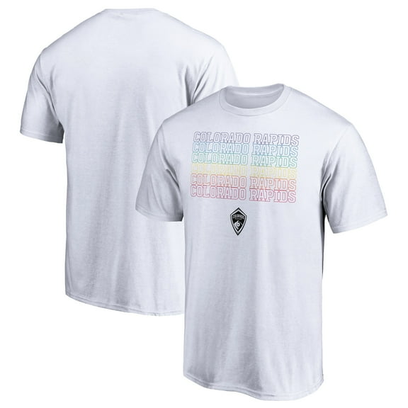 Men's White Colorado Rapids City Pride T-Shirt