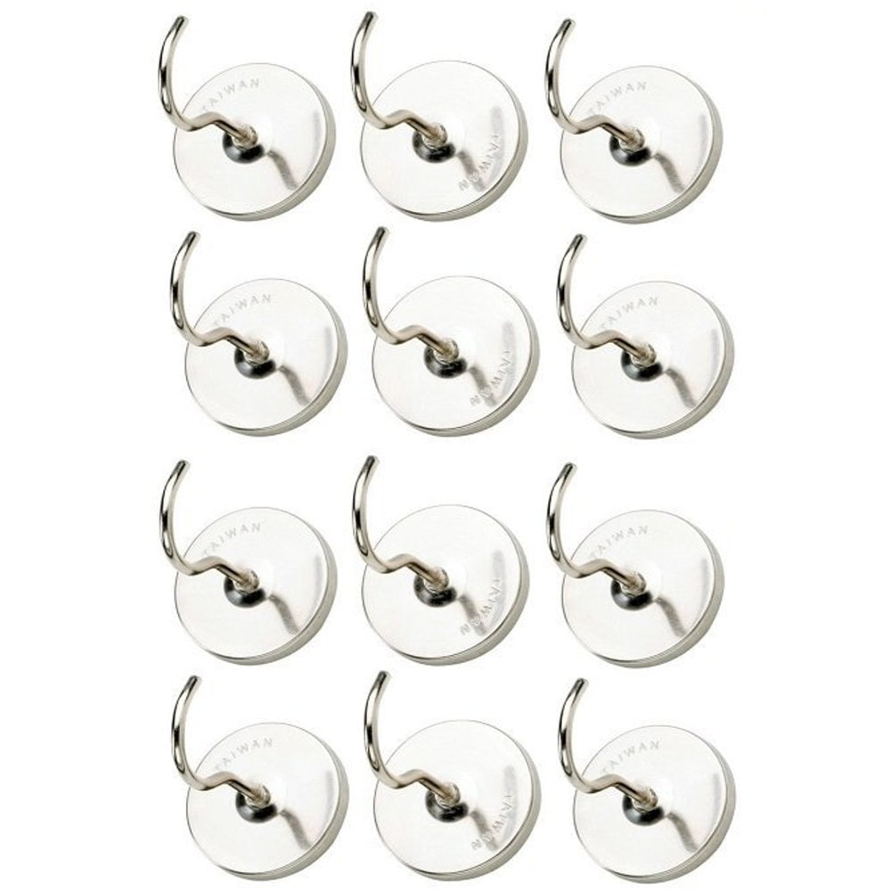 10 Piece Hooks 1 Inch Heavy Duty Nickel Plated Hanging Hook