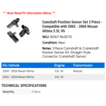 thumbnail image 2 of Camshaft Position Sensor Set 3 Piece - Compatible with 2002 - 2006 Nissan Altima 3.5L V6 2003 2004 2005, 2 of 2